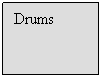 Text Box: Drums
